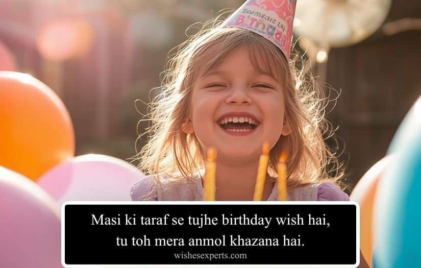 Birthday Wishes for Bhanji from Masi