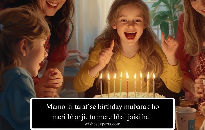 Birthday Wishes for Bhanji from Mamo